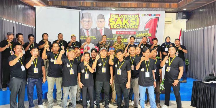 Menuju Pemilu 2024, Tim Pemenangan KB-Kinsu Latih Puluhan Saksi Kecamatan