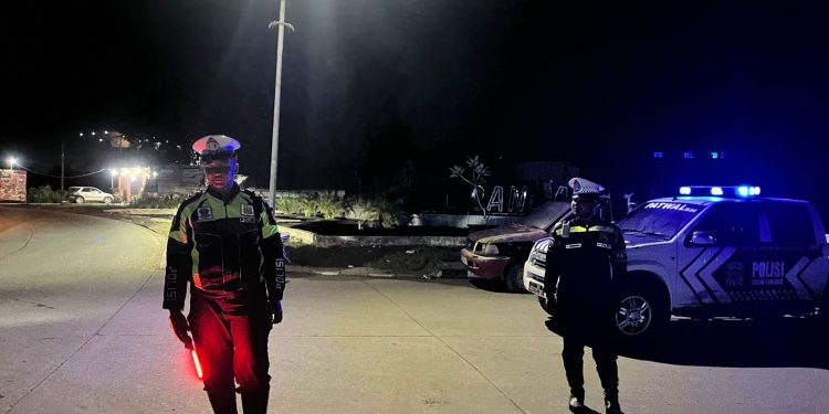 Sat Lantas Kutim Intensifkan Patroli Malam, Antisipasi Balap Liar dan Laka Lantas