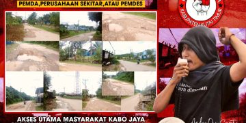Dema Pospera Kutai Timur Kritik Keras Pemerintah dan PDAM Terkait Kerusakan Parah Jalan Kabo Jaya